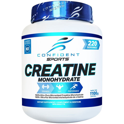 Confident Sports Creatine Monohydrate, 1100g - SupplementSource.ca