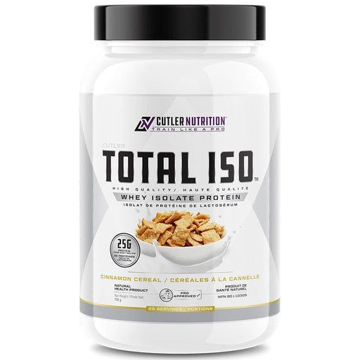 Cutler Nutrition Total ISO, 25 Servings Cinnamon Cereal - SupplementSource.ca