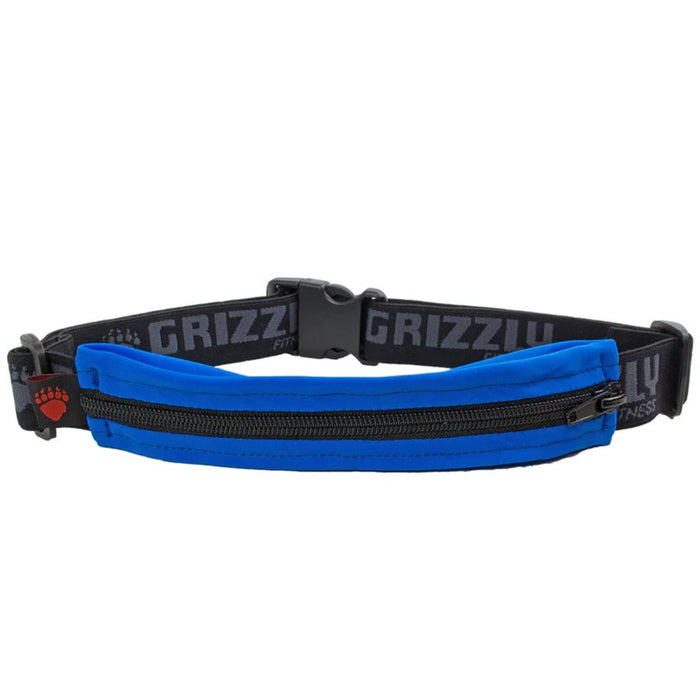 Grizzly Fitness Running Belt - Regular, Blue - SupplementSource.ca