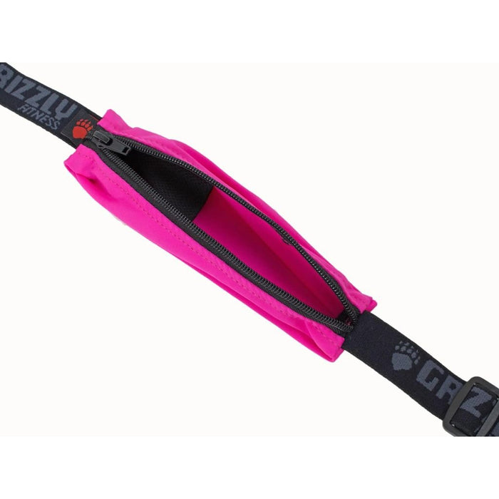 Grizzly Fitness Running Belt - Large, Pink - SupplementSource.ca