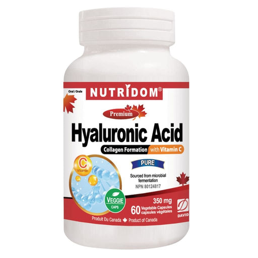 Nutridom Hyaluronic Acid With Vitamin C, 60 Caps SupplementSource.ca