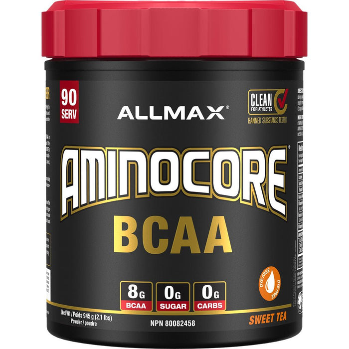 Allmax Aminocore BCAA 90 Servings Sweet Tea -  SupplementSource.ca