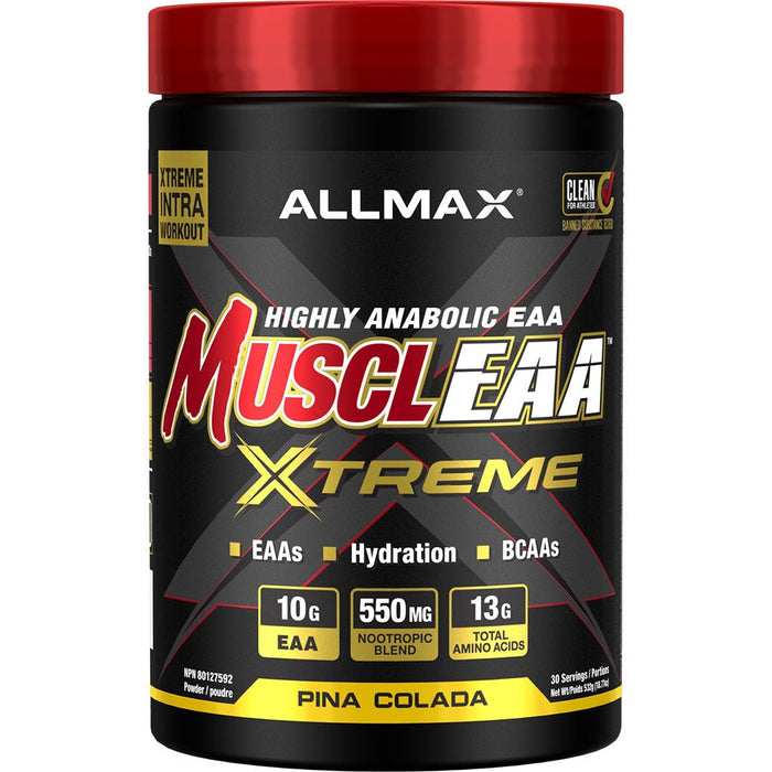 Allmax MusclEAA Xtreme, 30 Servings Pina Colada - SupplementSource.ca