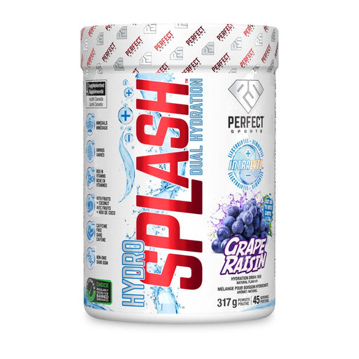 Perfect Sports Hydro Splash, 45 Servings Grape SupplementSource.ca