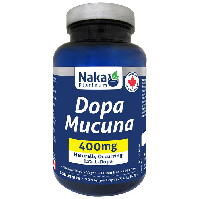 Naka Platinum DOPA MUCUNA (Mood Enhancement), 90 VCaps