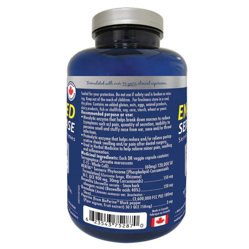 Naka Platinum Enhanced Serrapeptase, 75 Veggie Capsules - SupplementSource.ca