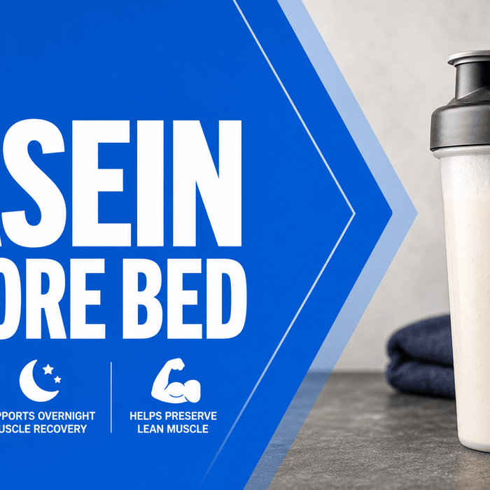 Casein Protein before bed - Learn all about this slow release protein and why you should consume it before bed.