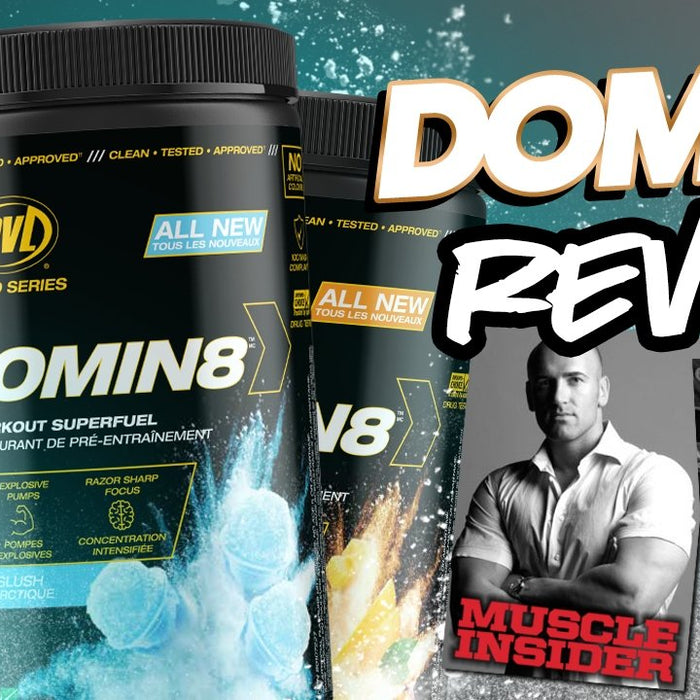 SupplementSource.ca and Muscle Insider Product Review - PVL DOMIN8 Pre-Workout | SupplementSource.ca