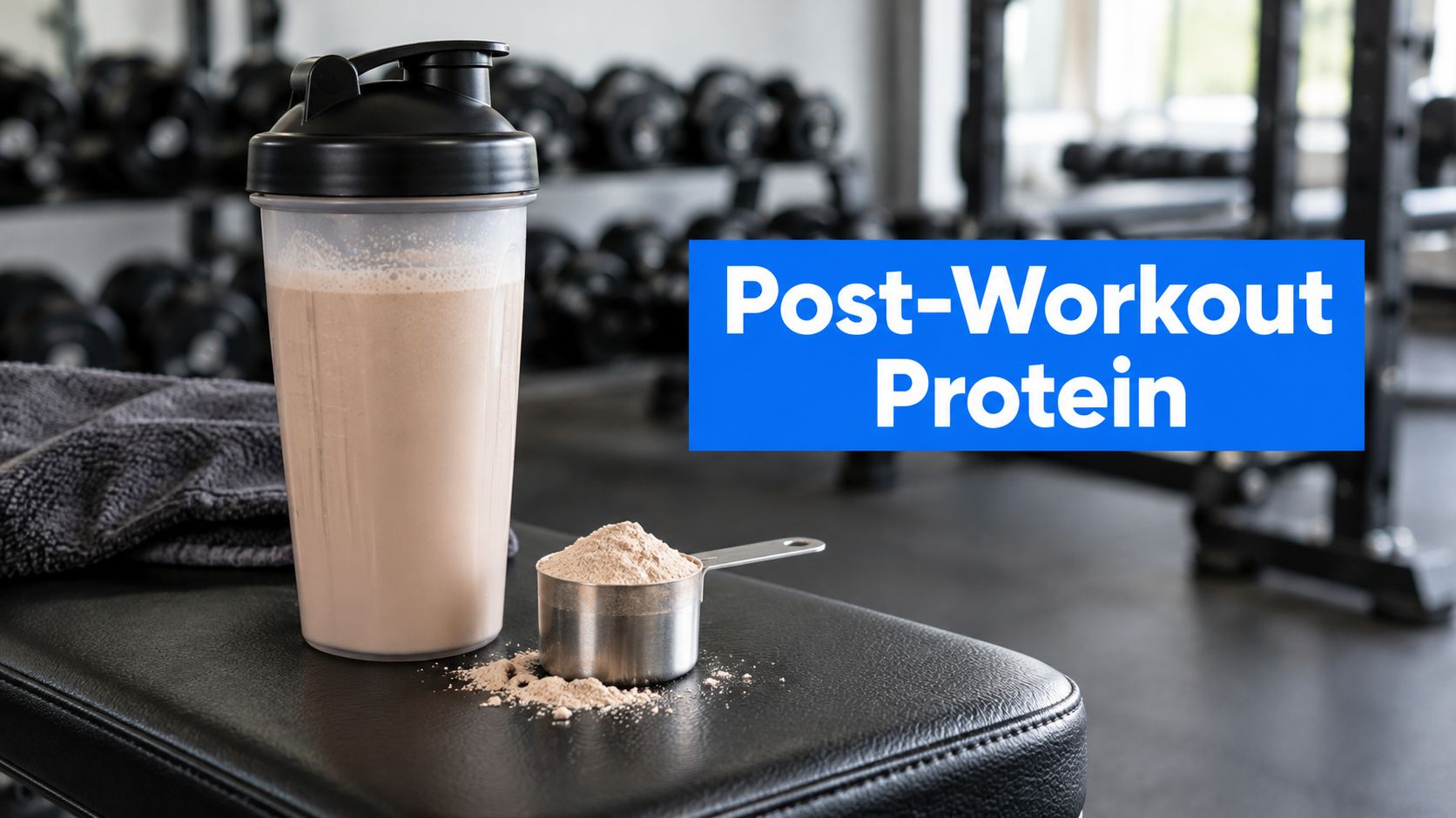 Post Workout Protein Powder: How to Choose the Right One
