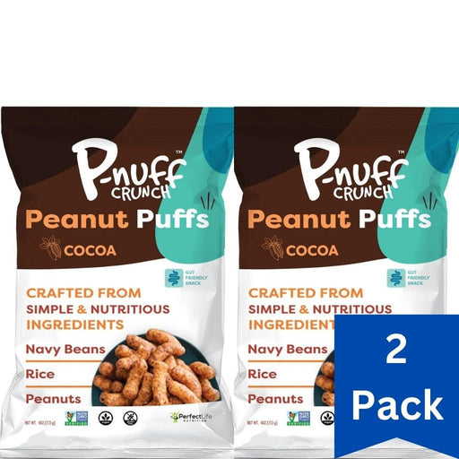 P-Nuff Protein Peanut Puffs 2-Pack, Cocoa - SupplementSource.ca