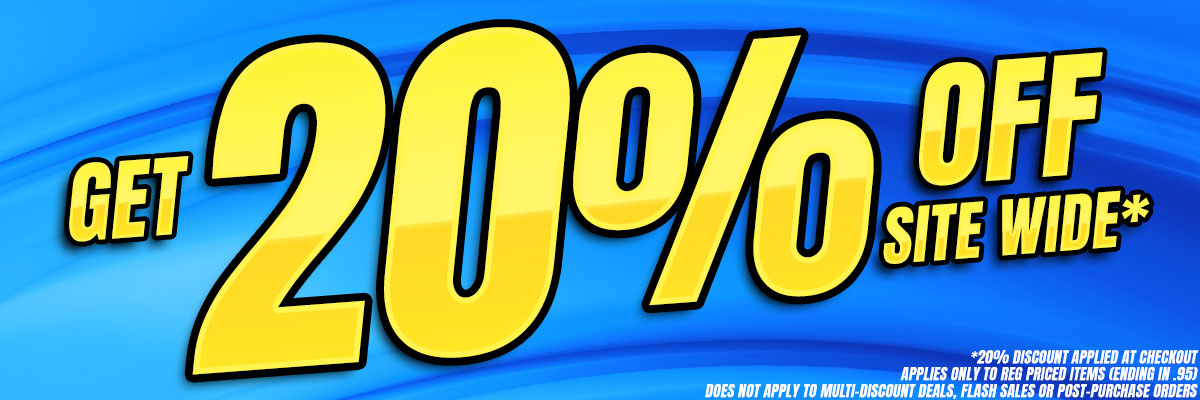 20% Off Site Wide Sale - Some restrictions apply