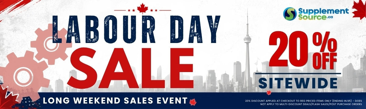 2026 Labour Day Long Weekend Sale - Get the best deals at SupplementSource.ca
