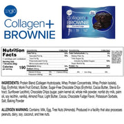 321glo Collagen + Brownie Chocolate Fudge Nutrition Panel, 12/Box - SupplementSource.ca