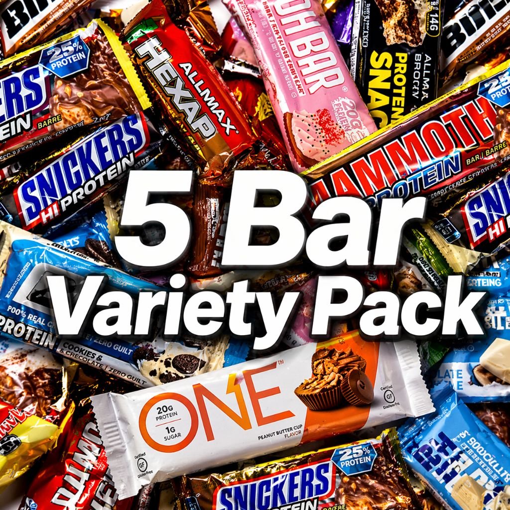 5 Bar Variety Pack - Get it as SupplementSource.ca