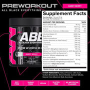 Applied Nutrition ABE Pre-Workout,  Baddy Berry Nutrition Panel, 30 Servings - SupplementSource.ca