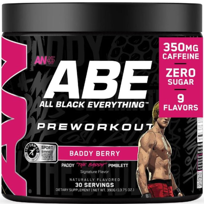 Applied Nutrition ABE Pre-Workout,  Baddy Berry, 30 Servings - SupplementSource.ca