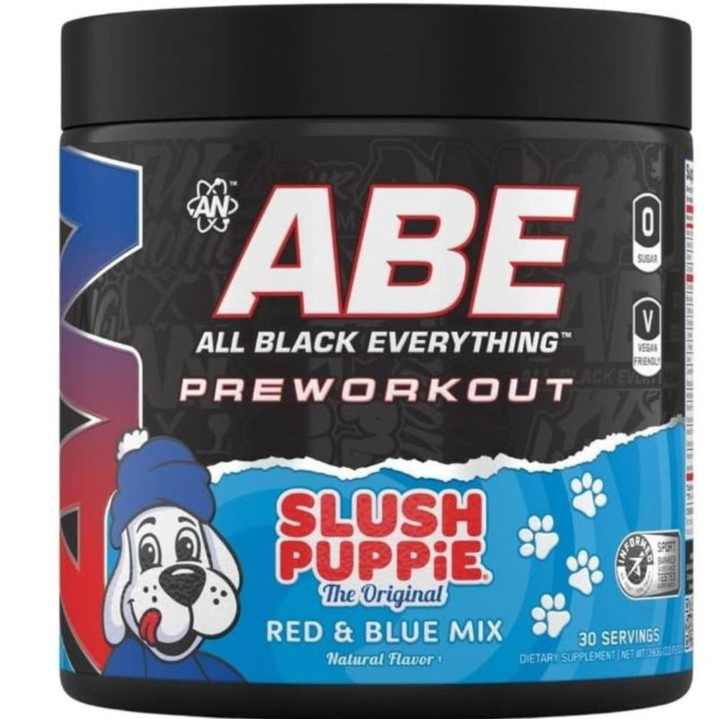 Applied Nutrition ABE Pre-Workout,  Slush Puppie Red&Blue, 30 Servings - SupplementSource.ca