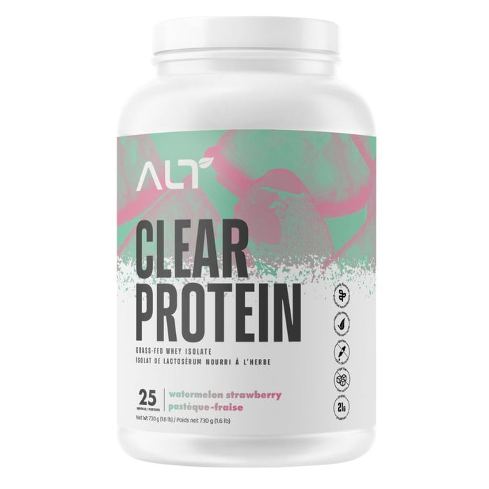 ALT Clear Protein Whey Isolate, 25 Servings Watermelon Strawberry - SupplementSource.ca