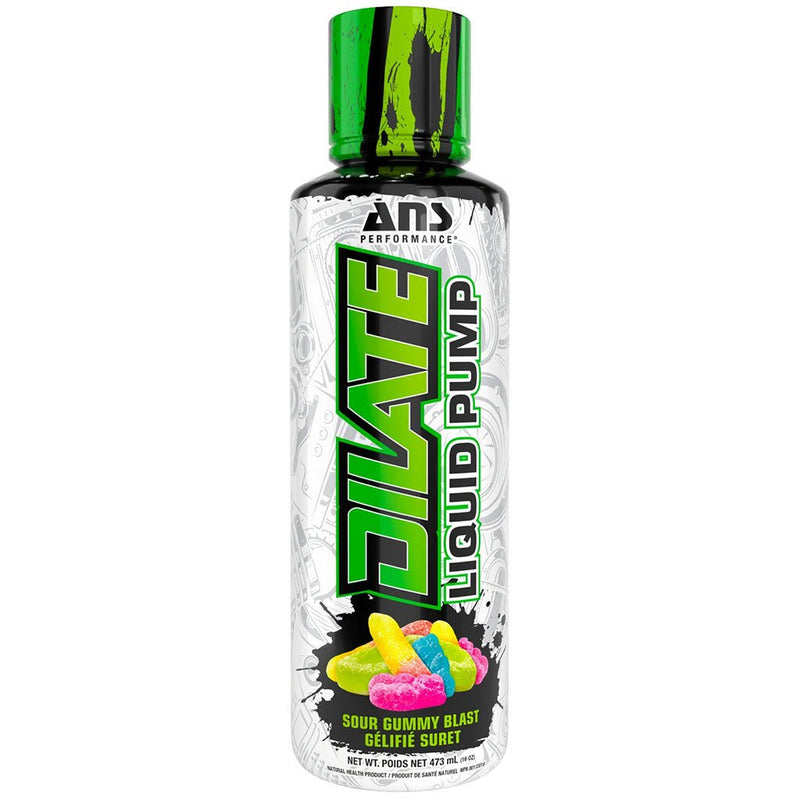 ANS Performance Dilate Liquid Pump, 473ml Sour Gummy  Blast - SupplementSource.ca