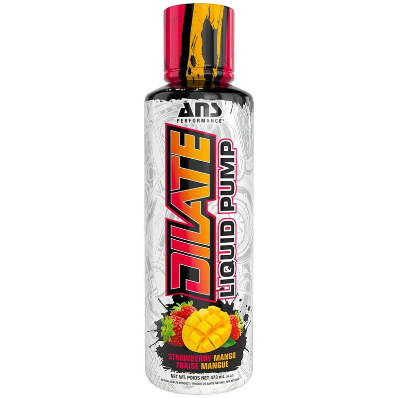 ANS Performance Dilate Liquid Pump, 473ml Strawberry Mango - SupplementSource.ca