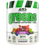 ANS Performance Greens Premium Superfood + Fiber, 30 Servings Super Berry - SupplementSource.ca