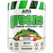 ANS Performance Greens Premium Superfood + Fiber, 30 Servings Unflavoured - SupplementSource.ca