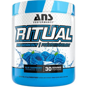 ANS Performance Ritual Pre-workout, 30 Servings Blue Raspberry - SupplementSource.ca