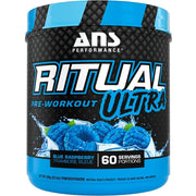 ANS Performance Ritual Ultra Pre-workout, 60 Servings Blue Raspberry - SupplementSource.ca 