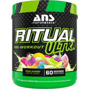 ANS Performance Ritual Ultra Pre-workout, 60 Servings Sour Gummy - SupplementSource.ca 