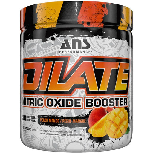 ANS Performance DILATE NITRIC OXIDE BOOSTER, 30 Servings Peach Mango  - SupplementSource.ca