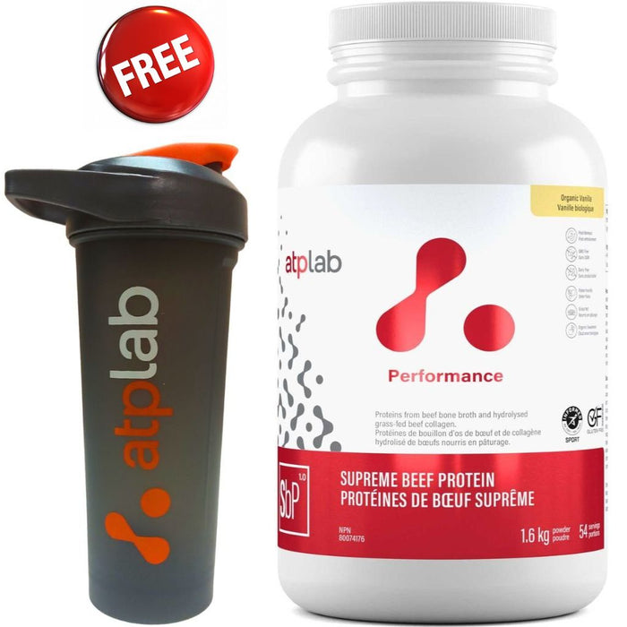 ATP Lab Supreme Beef Protein, Vanilla w/shaker - SupplementSource.ca