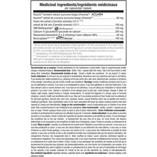 ATP Lab Estro-Control, 60 VCaps Nutritional Panel- SupplementSource.ca