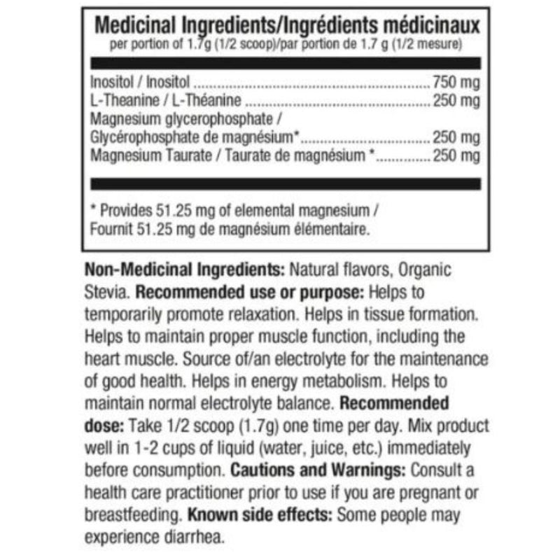 ATP Lab Syner Calm Nutrition Panel, 120 Servings - SupplementSource.ca
