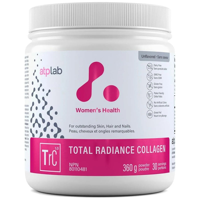ATP Lab Total Radiance Collagen, 360g Unflavoured - SupplementSource.ca