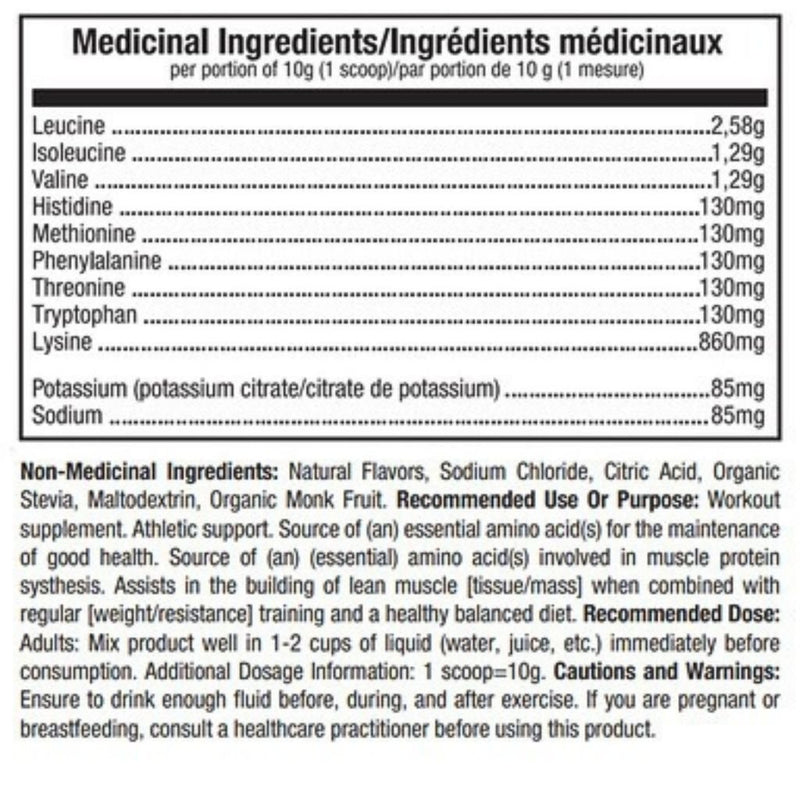 ATP Lab Pure EAA Strawberry & Watermelon Nutrition Panel, 300g - SupplementSource.ca