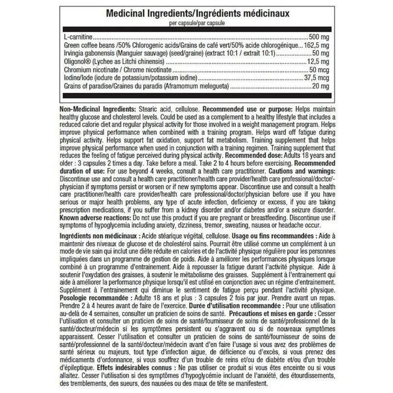 ATP Lab Synerslim Nutrition Panel, 180 Caps - SupplementSource.ca