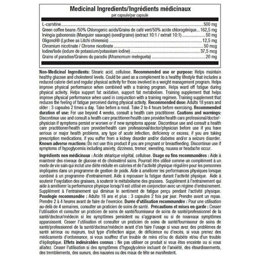 ATP Lab Synerslim Nutrition Panel, 180 Caps - SupplementSource.ca