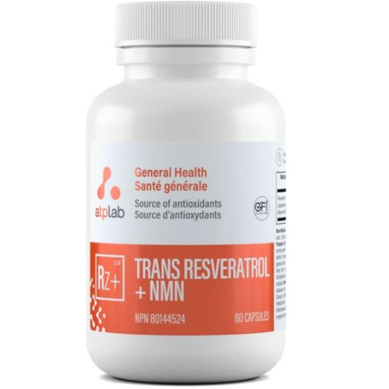 ATP Lab Trans Resveratrol + NMN, 60 Caps - SupplementSource.ca