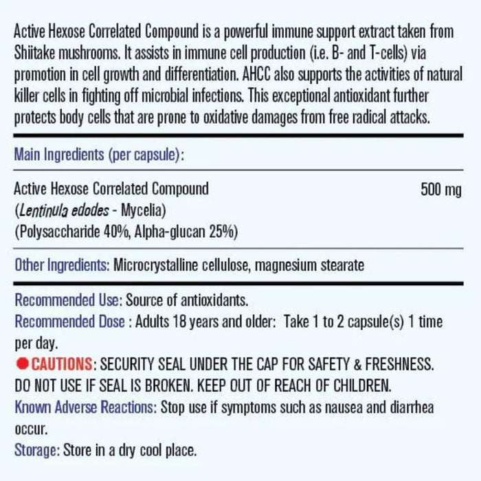 MapleLife Active Hexose Correlated Compound, 90 VCaps SupplementSource.ca