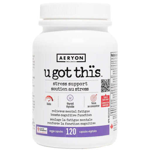 Aeryon Wellness U Got This Stress Support, 120 VCaps - SupplementSource.ca