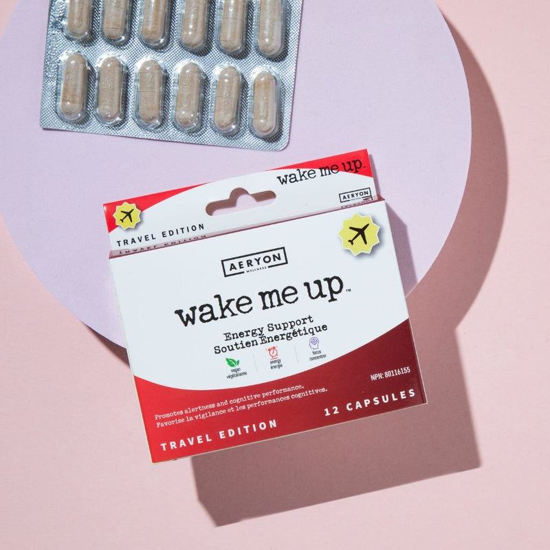 Aeryon Wellness Wake Me Up, 12 Capsules - SupplementSource.ca