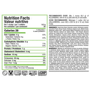 Allmax AllGreens+, 30 Servings Pineapple Mango Nutrition Panel - SupplementSource.ca