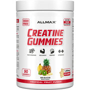 Allmax Creatine Gummies, 90 Gummies Tropical Fruit Punch - SupplementSource.ca