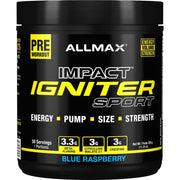 Allmax Impact Igniter Sport 50 Servings Blue Raspberry - SupplementSource.ca