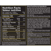 Allmax Meal Prep Lite, 30 Servings Double Chocolate Fudge Nutrition Panel - SupplementSource.ca