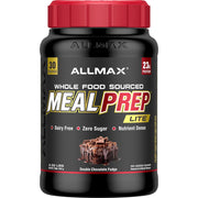 Allmax Meal Prep Lite, 30 Servings Double Chocolate Fudge - SupplementSource.ca