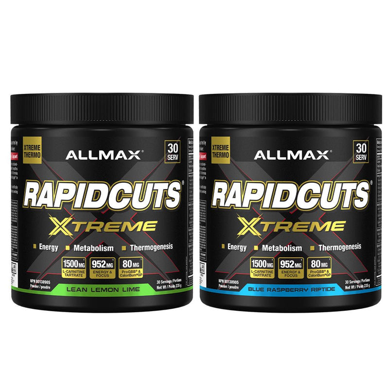 Allmax RapidCuts Xtreme BOGO Deal, 2 x 30 Servings - SupplementSource.ca