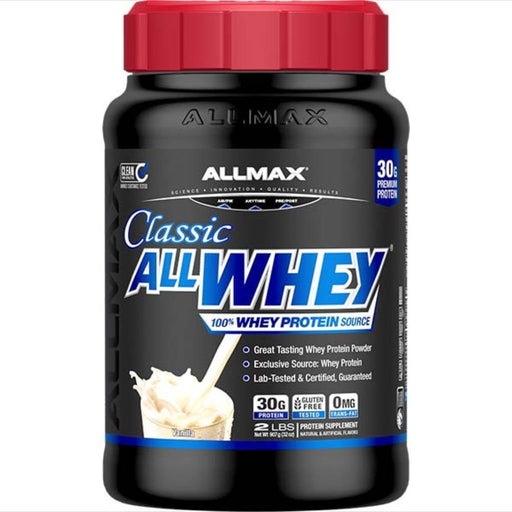 Allmax ALLWHEY CLASSIC, 2lb Vanilla - SupplementSource.ca