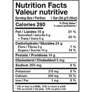 Allmax Cheat Protein Bar, 58g x 12 Bars/Box Nuts Over Chocolate Nutrition Facts - SupplementSource.ca