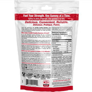 Allmax Creatine Gummies Travel Pack - 8 Gummies - Tropical Fruit Punch Nutrition Panel - SupplementSource.ca